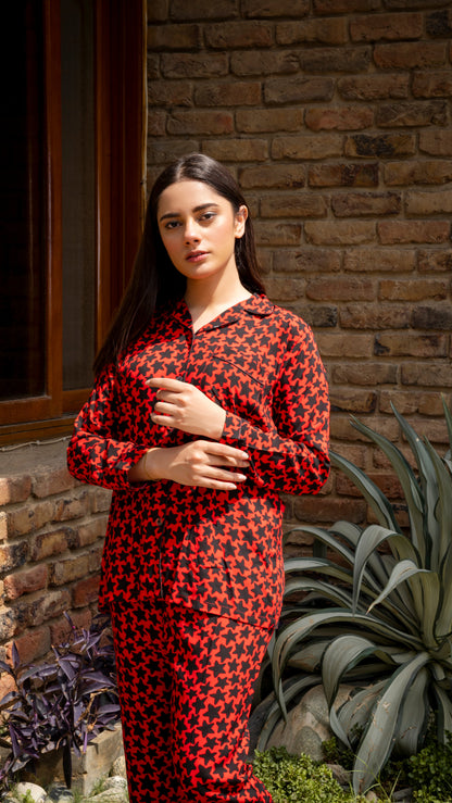 Black Stars PJ Set