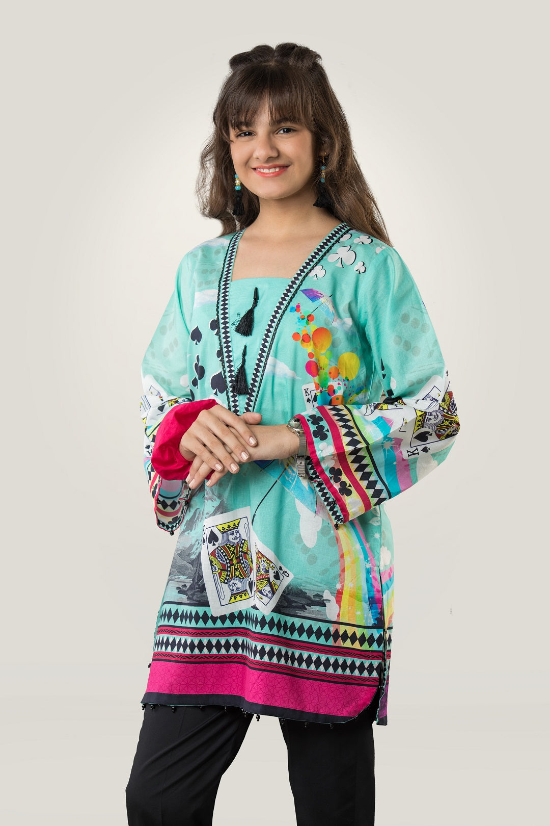 Digital Printed Lawn Kurti PRK-003