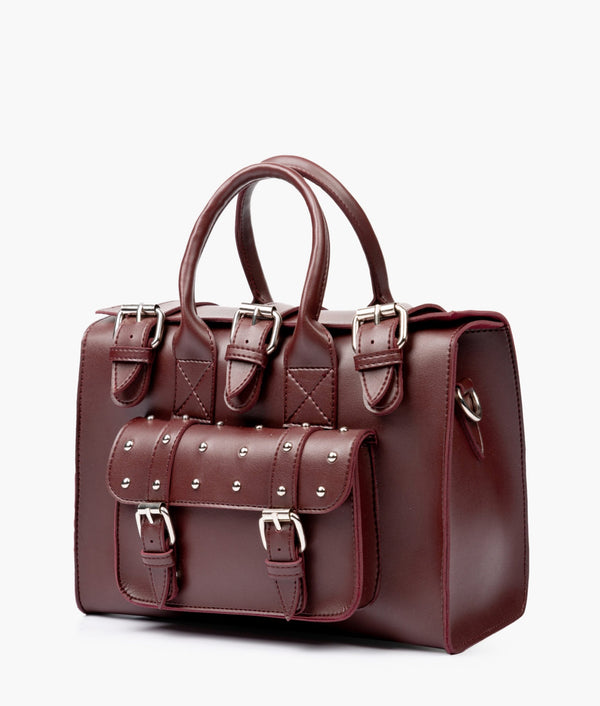 RTW Creation - Burgundy wilderness satchel bag