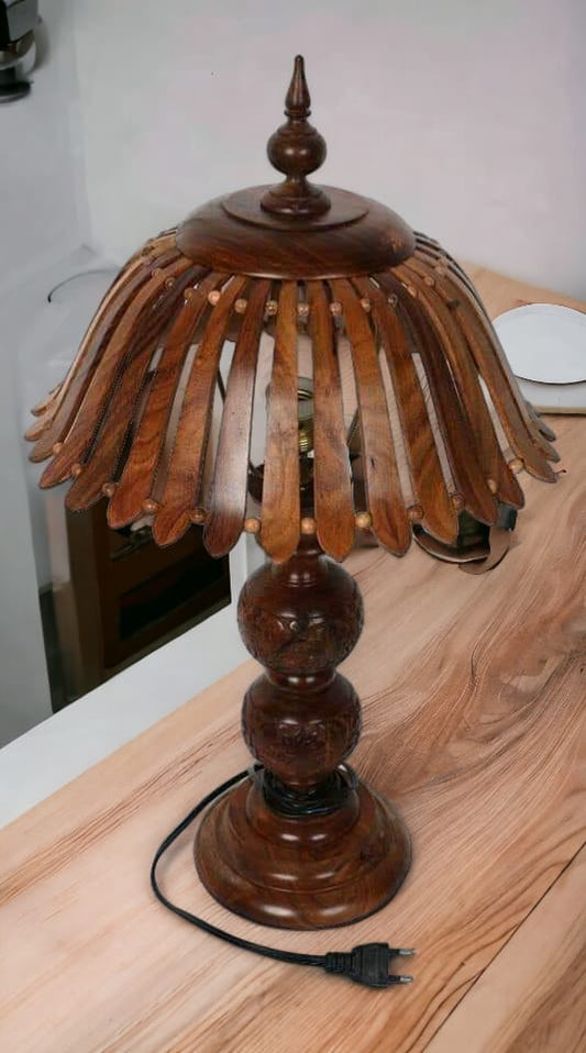 Chinioti Wooden Lamp Umbrella