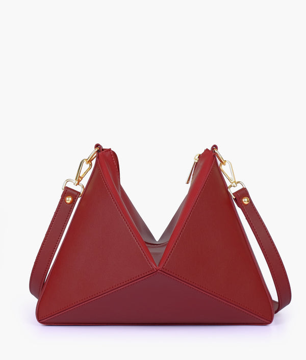 RTW Creation - Maroon triangle flex bag