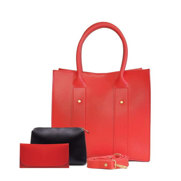 Bag X Alberta 3 Pcs Red