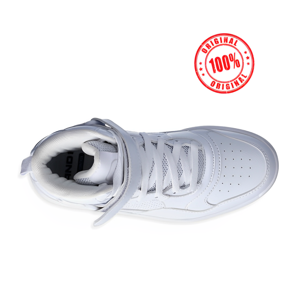 AND1 Kids White High-Top Basketball Sneaker