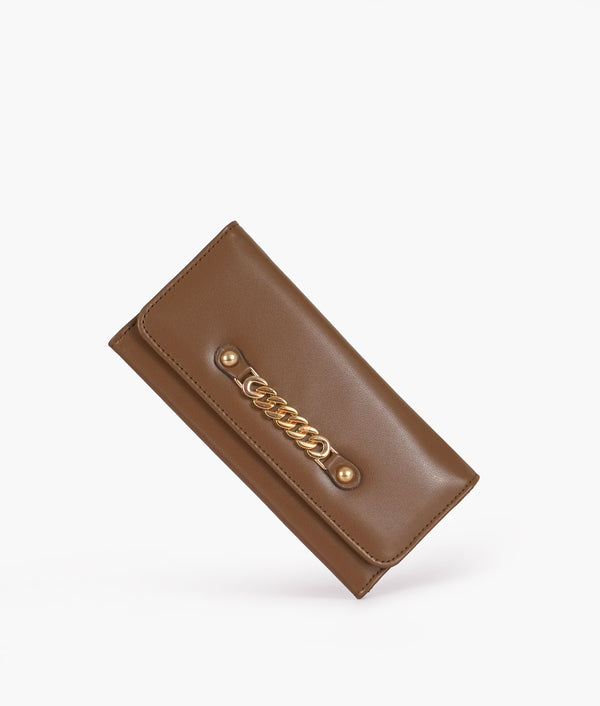RTW Creation - Brown three-fold wallet