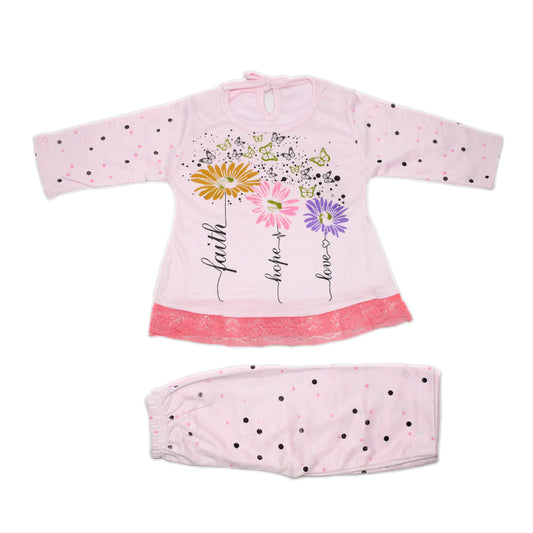 Baby printed dress. Age 0 to 6 months. -2