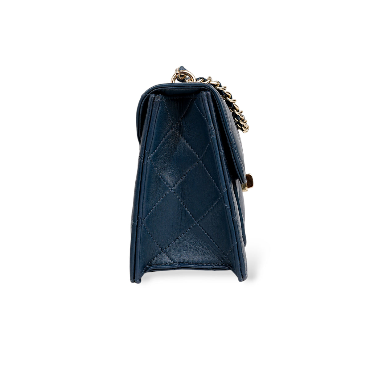 Flora Quilted Crossbody Leather Bag- tanbrown