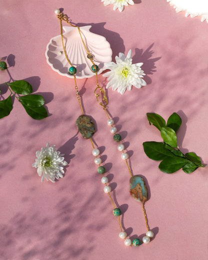 Blue Rock Necklace
