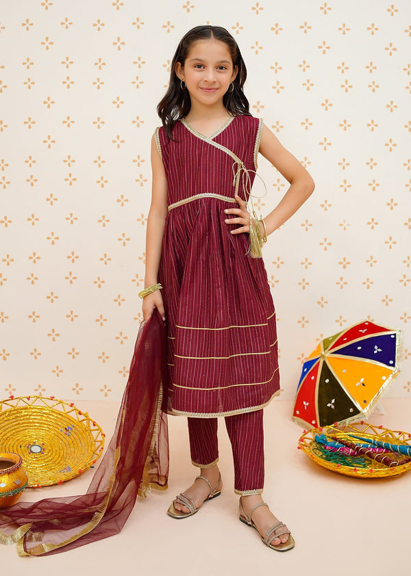 Eid Ka Andaaz By Modest Stitched 3 Piece Cotton Lawn Collection'2025-9470