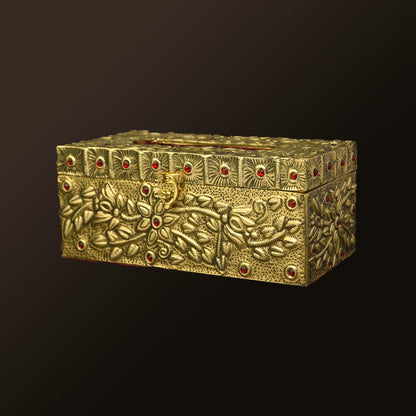 TISSUE BOX GOLDEN