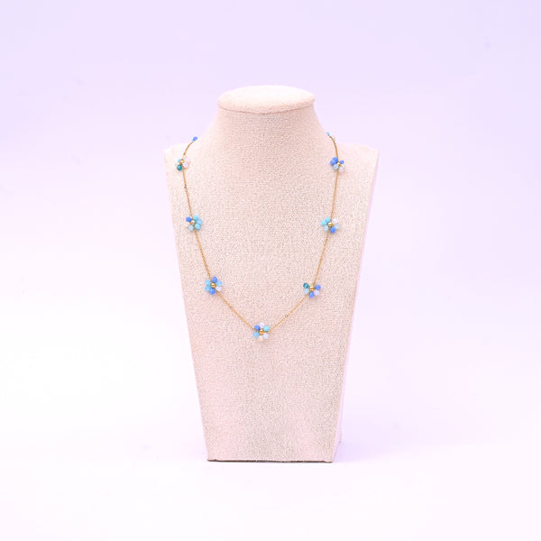 Blossom Trails Necklace Blue