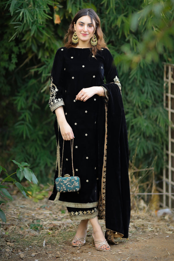 Velvet By Mannat Clothing Stitched Collection-Ganga-Aaniat