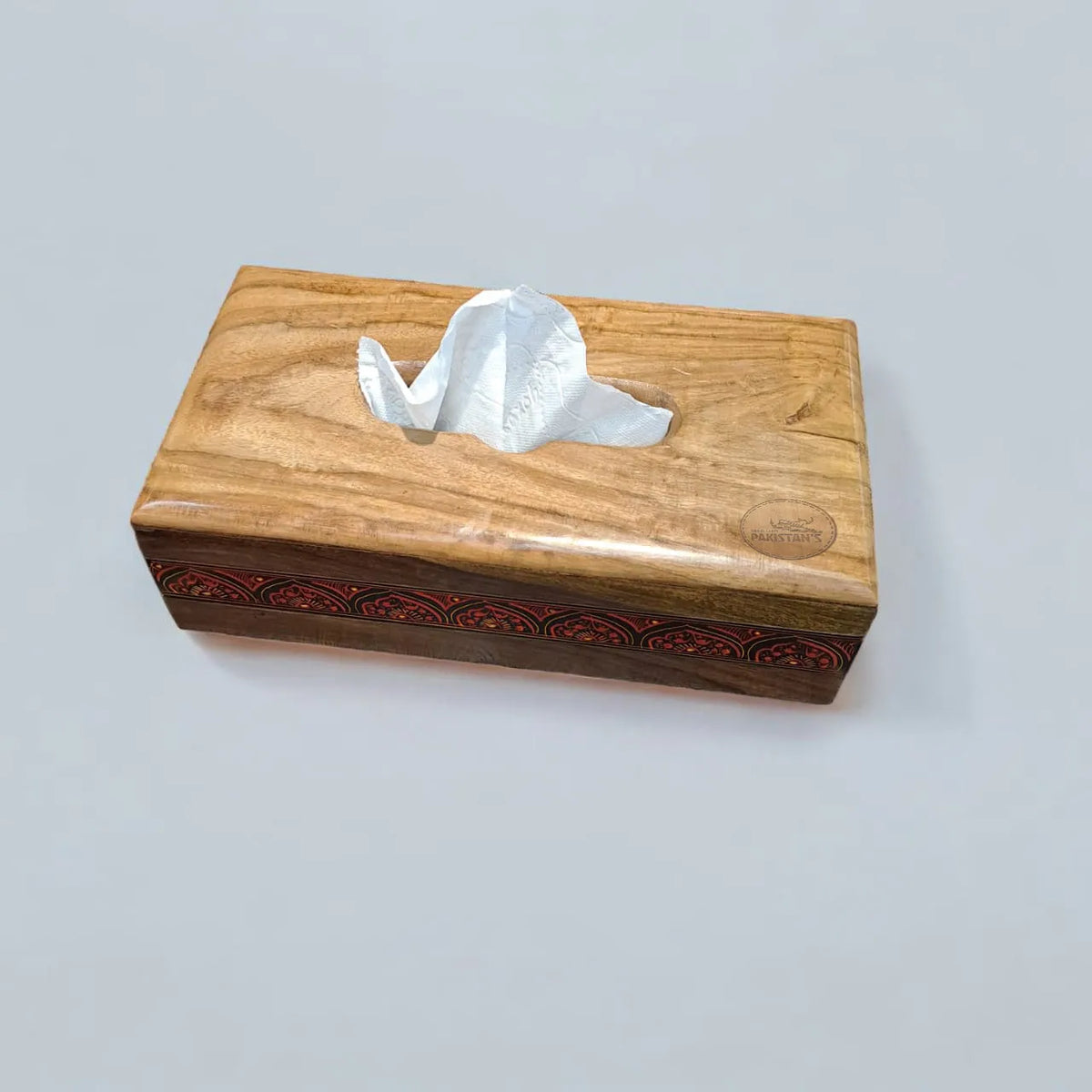 luxury wooden tissue box