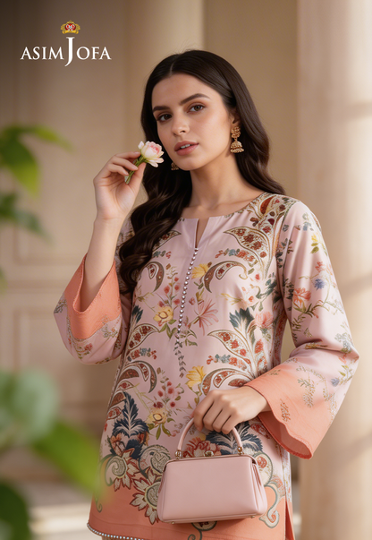 AJPB-248 Printed Lawn Stitched 2pcs