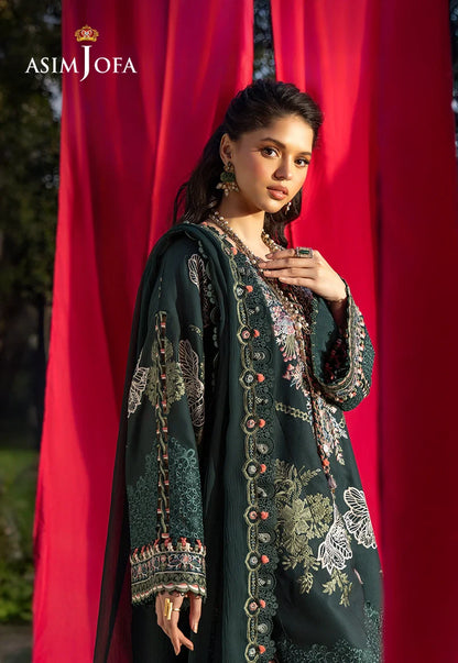 AJULW-06 Embroidered Lawn Unstitched 3 Pcs
