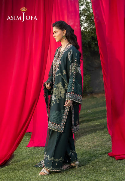 AJULW-06 Embroidered Lawn Unstitched 3 Pcs