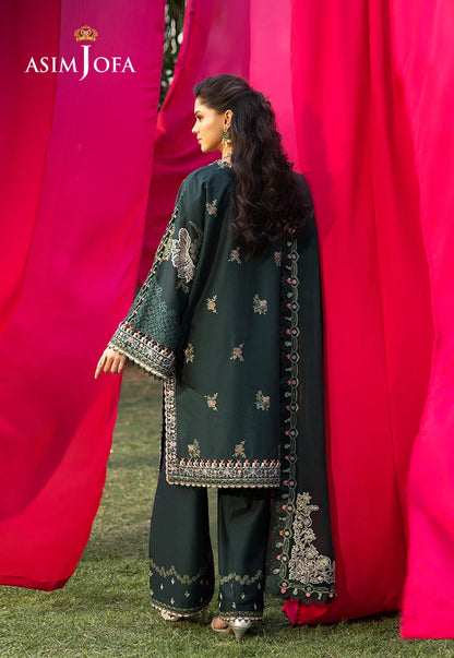 AJULW-06 Embroidered Lawn Unstitched 3 Pcs