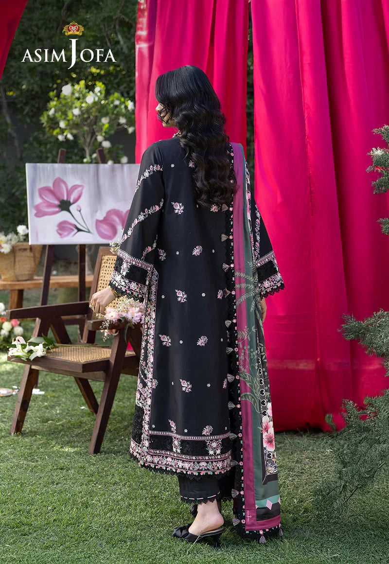AJULW-05 Embroidered Lawn Unstitched 3 Pcs