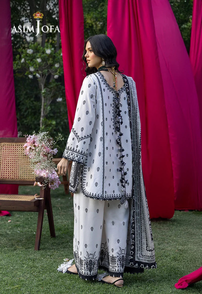 AJULW-04 Embroidered Lawn Unstitched 3 Pcs