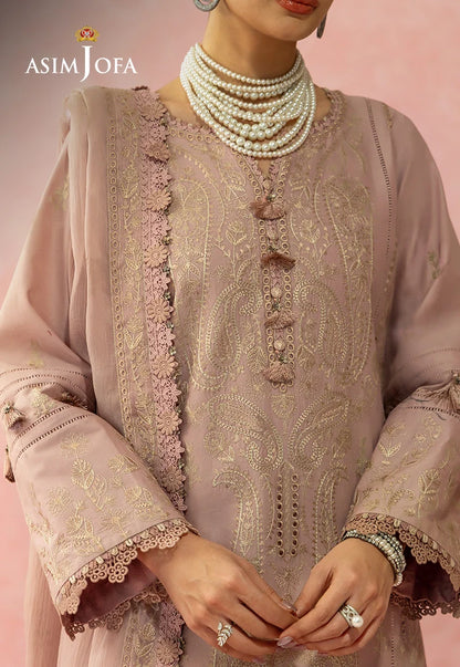 AJULW-11 Embroidered Lawn Unstitched 3 Pcs