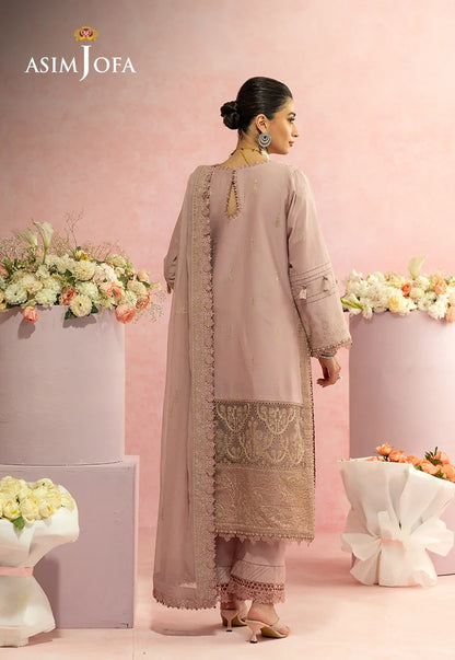 AJULW-11 Embroidered Lawn Unstitched 3 Pcs
