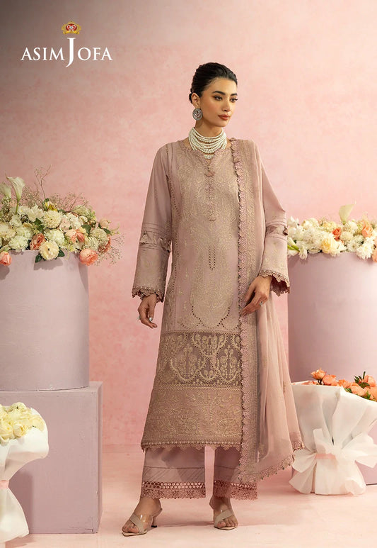 AJULW-11 Embroidered Lawn Unstitched 3 Pcs