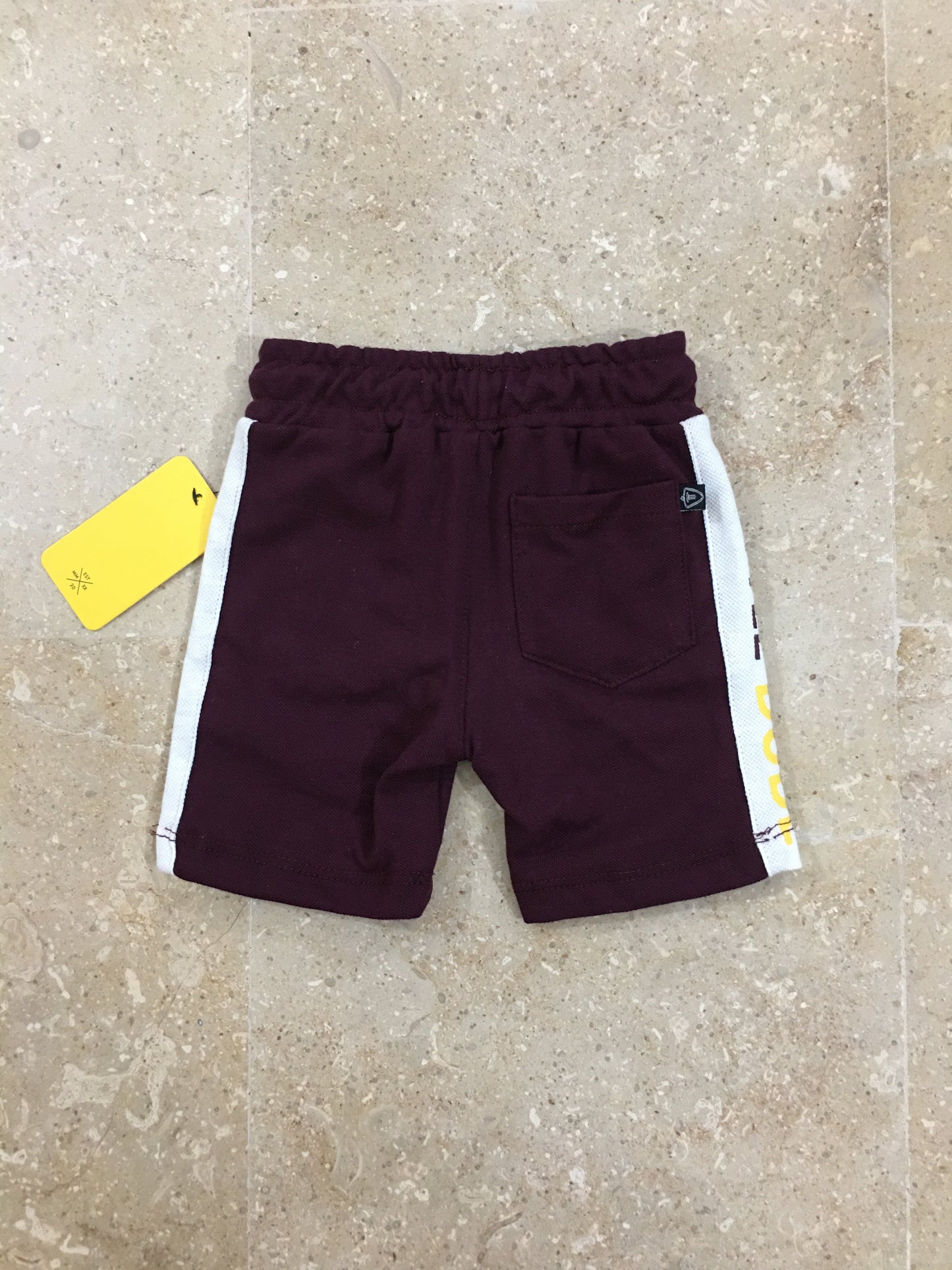 Maroon Short with Side Panel Style
