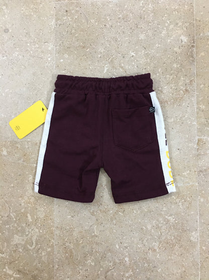 Maroon Short with Side Panel Style