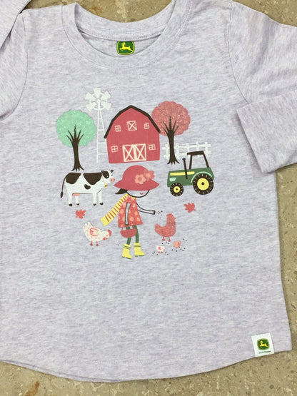 John Deere Girl's Tshirt summers