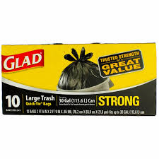 Glad Strong Large Trash Bags 10s