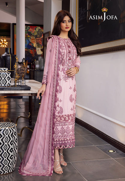 AJRN-03 EMBROIDERED PAPER COTTON 3 PCS