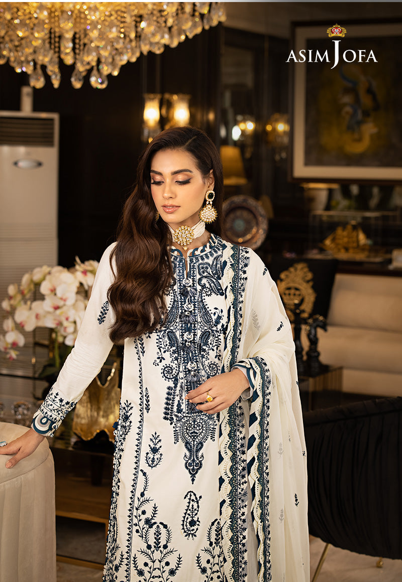 AJRN-01 EMBROIDERED PAPER COTTON 3 PCS