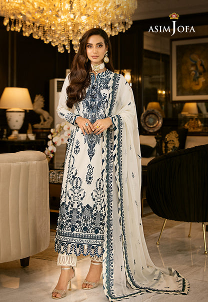 AJRN-01 EMBROIDERED PAPER COTTON 3 PCS