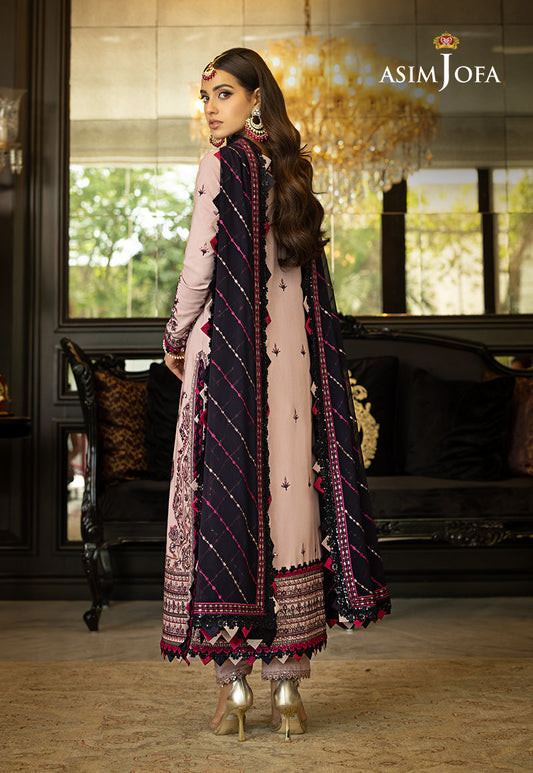 AJRN-20 EMBROIDERED LAWN SILK 3 PCS
