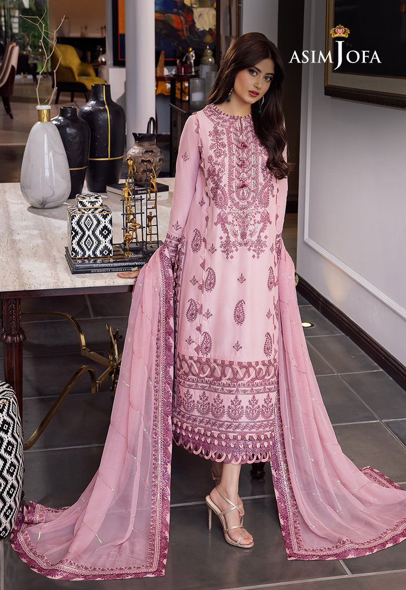 AJRN-03 EMBROIDERED PAPER COTTON 3 PCS