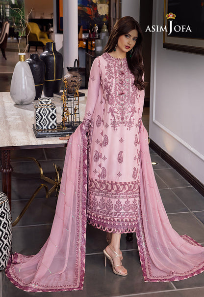 AJRN-03 EMBROIDERED PAPER COTTON 3 PCS