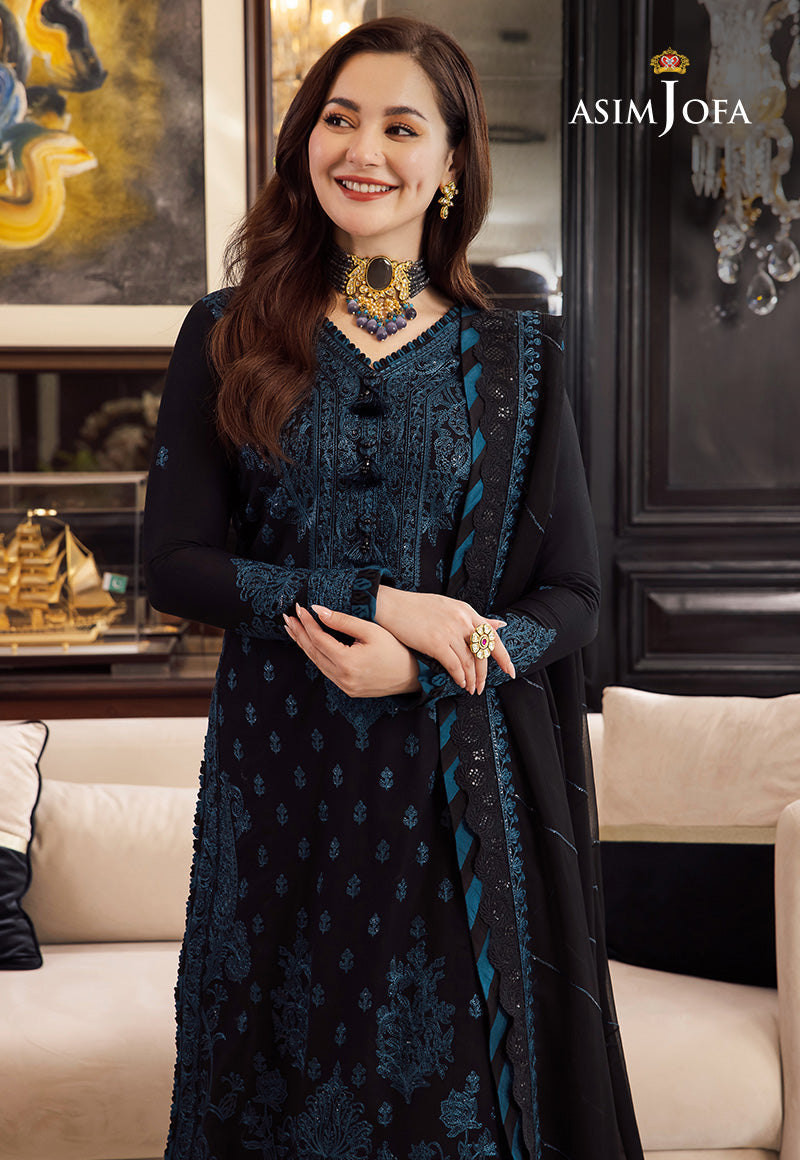 AJRN-02 EMBROIDERED LAWN SILK 3 PCS