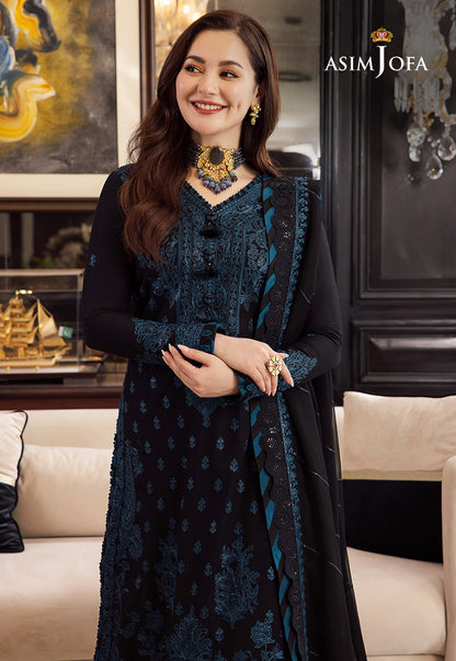 AJRN-02 EMBROIDERED LAWN SILK 3 PCS