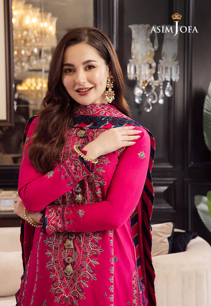 AJRN-30 EMBROIDERED LAWN SILK 3 PCS
