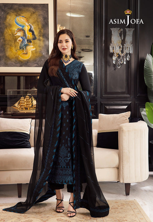 AJRN-02 EMBROIDERED LAWN SILK 3 PCS