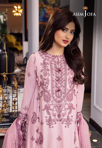 AJRN-03 EMBROIDERED PAPER COTTON 3 PCS