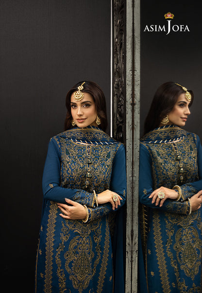 AJRN-17 EMBROIDERED LAWN SILK 3 PCS