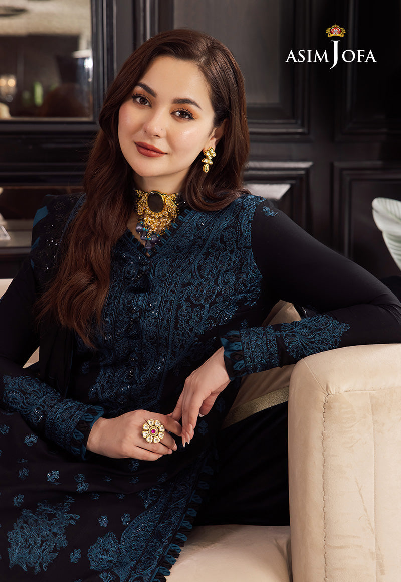 AJRN-02 EMBROIDERED LAWN SILK 3 PCS