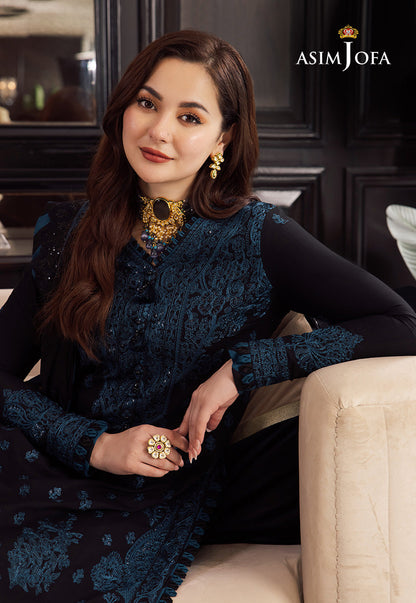 AJRN-02 EMBROIDERED LAWN SILK 3 PCS