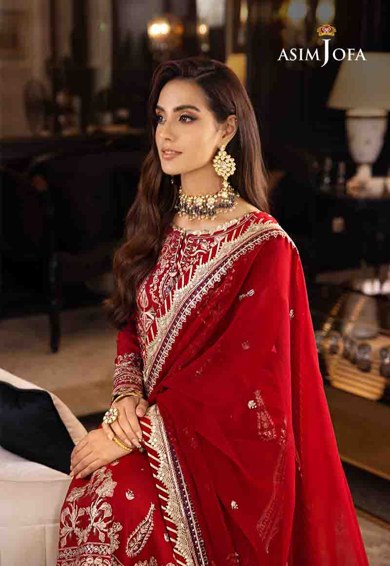 AJRN-26 EMBROIDERED LAWN SILK 3 PCS