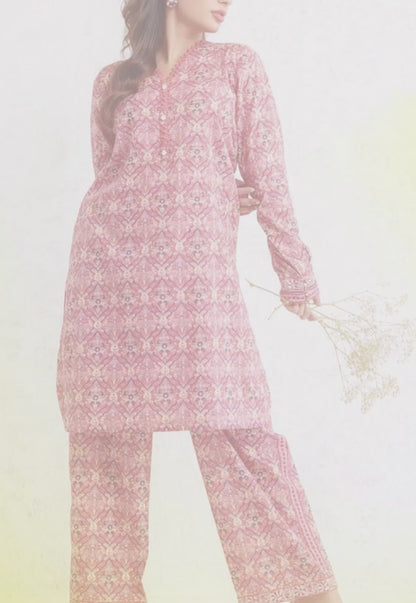 AJPB-217 PRINTED CAMBRIC STITCHED 2PCS
