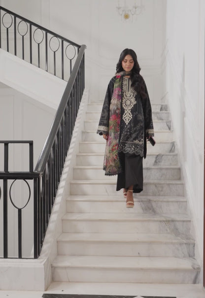 AJMCH-06 EMBROIDERED LAWN UNSTITCHED 3 PCS