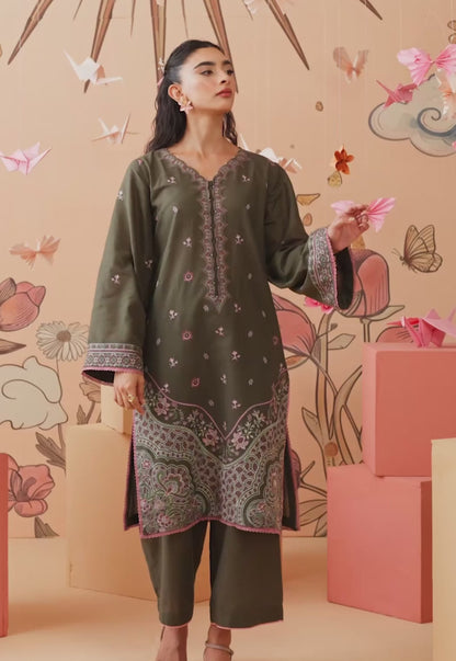 AJBPM-06 Embroidered Lawn Stitched 2pcs