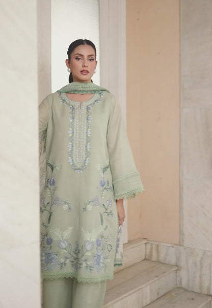 AJPB-224 EMBROIDERED PAPER COTTON STITCHED 3PCS