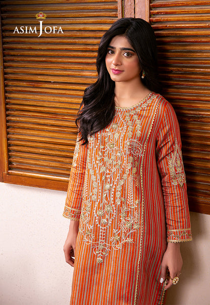 AJOD-18 EMBROIDERED YARN DYED KANTHA 2 PCS