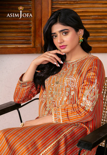 AJOD-18 EMBROIDERED YARN DYED KANTHA 2 PCS
